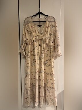 Rachel Zoe Cream Floral Dress